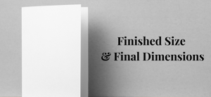 Finished Size & Final Dimensions