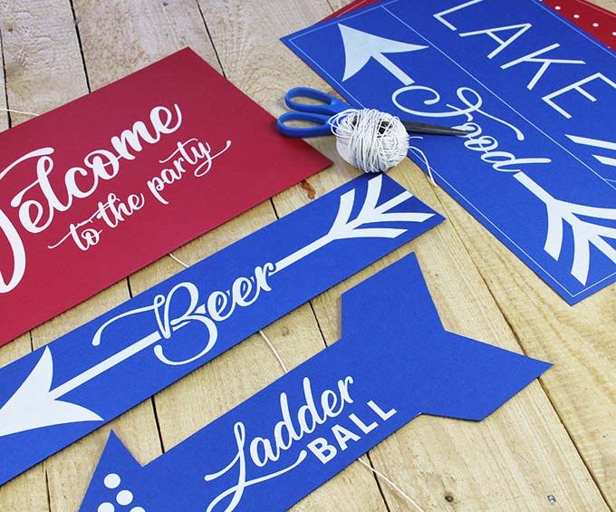 Custom Printed Wedding & Party Signs – Free Templates