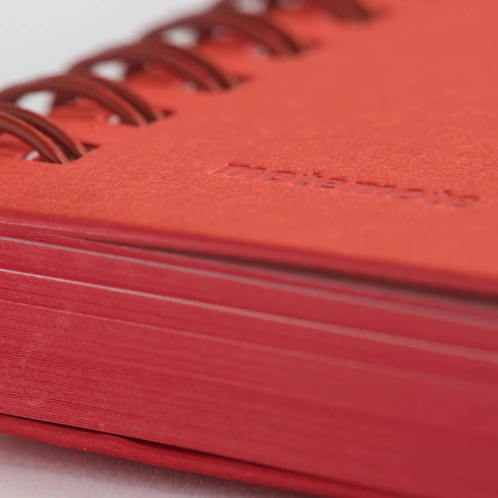 Letterpressed notebook made with Gmund Colors Matt card stock paper