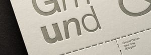 222lb Gmund Cotton Cardstock in shade New Grey