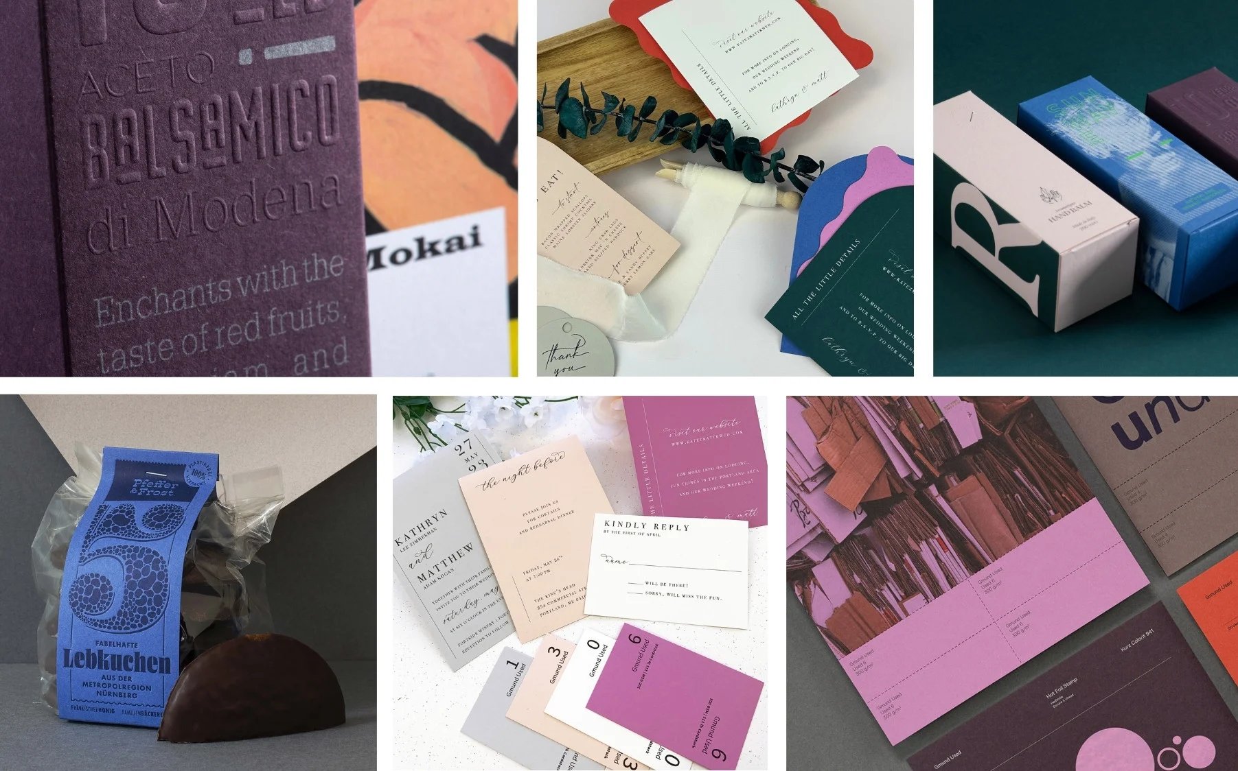 Gmund Used, recycled cardstock paper in action
