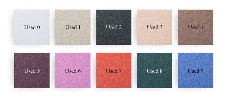 Gmund Used Swatches