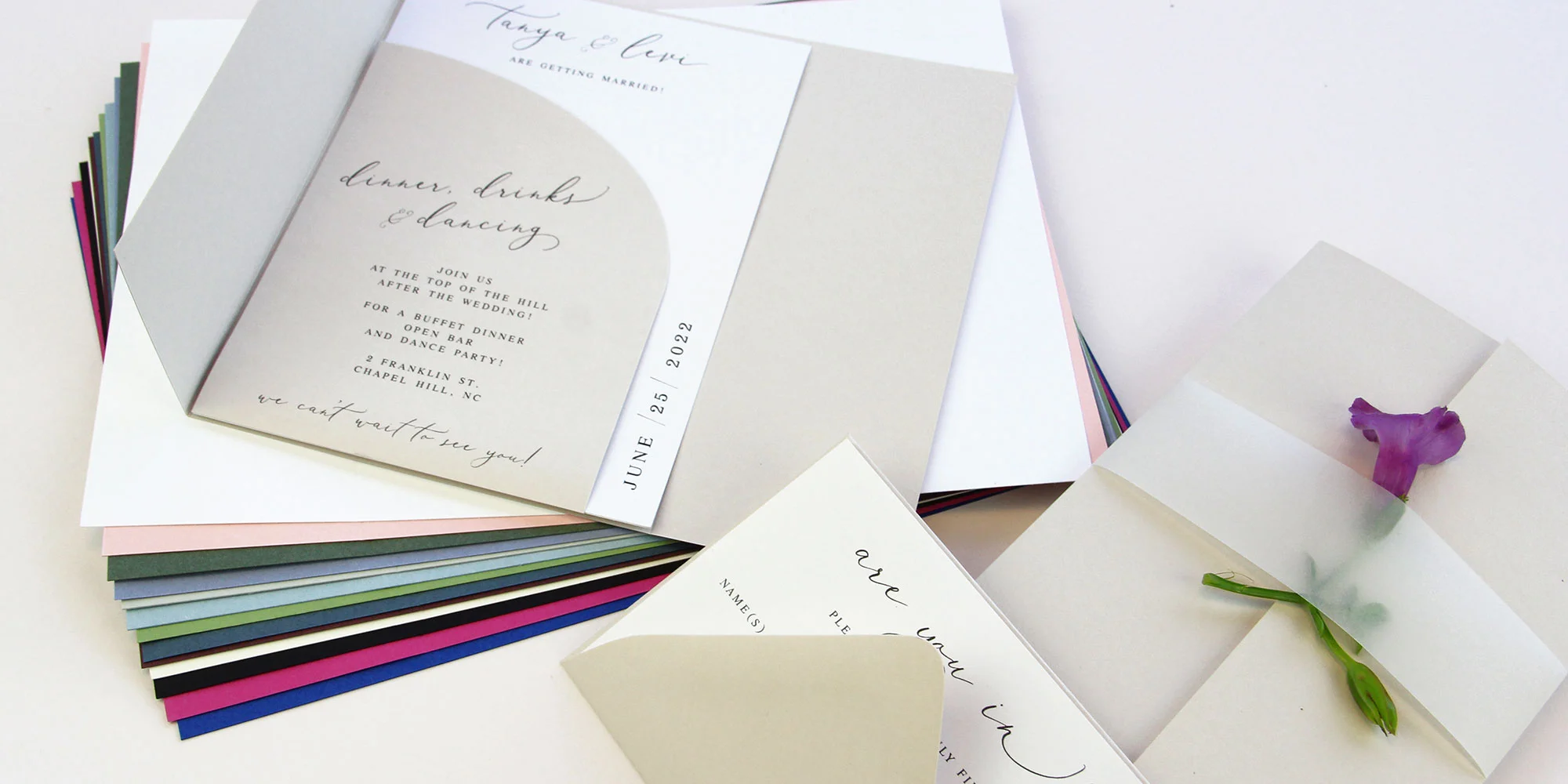 Gate Fold Invitation Jackets