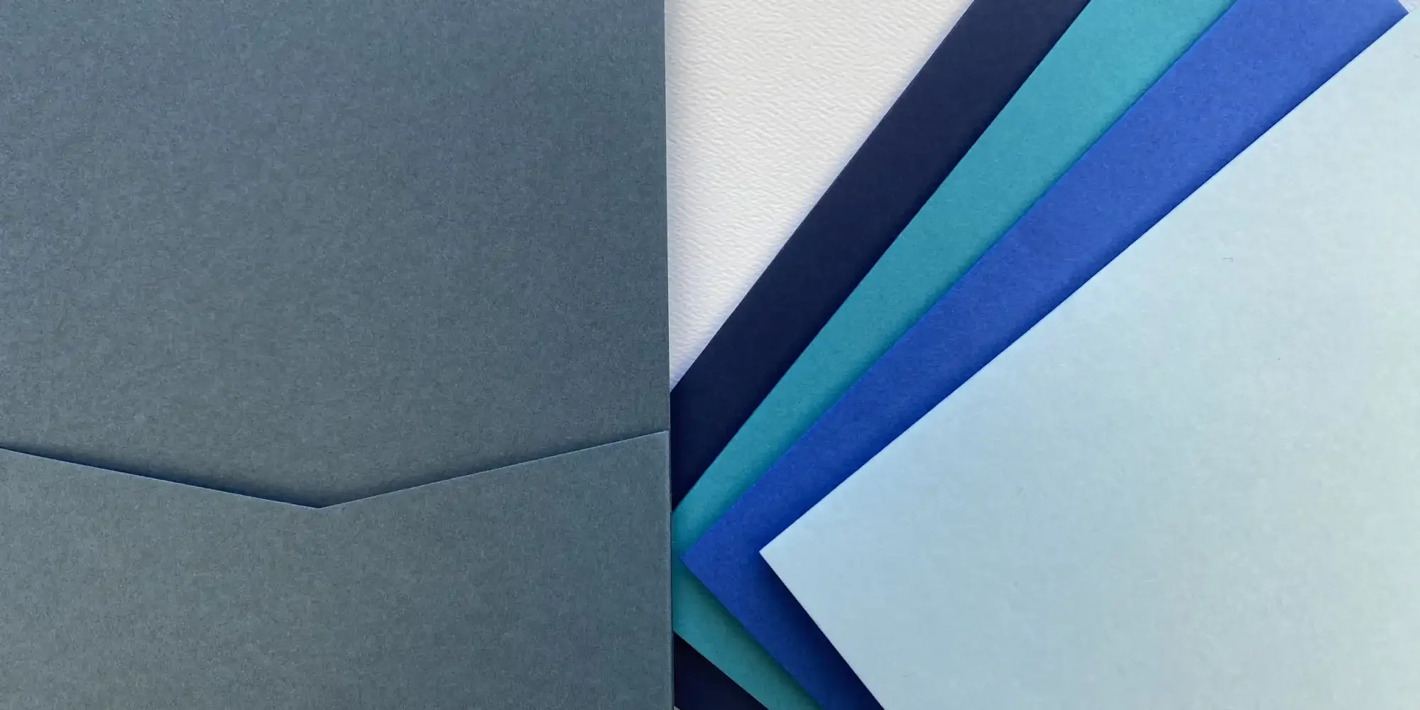 Pocket folders for invitations
